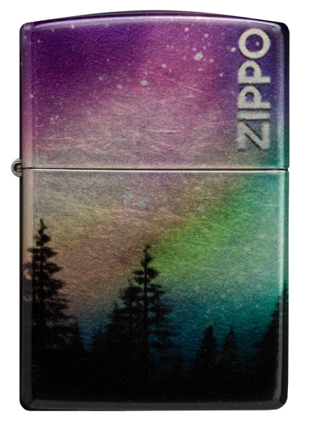 Зажигалка ZIPPO Colorful Sky с покрытием 540 Tumbled Chrome 48771