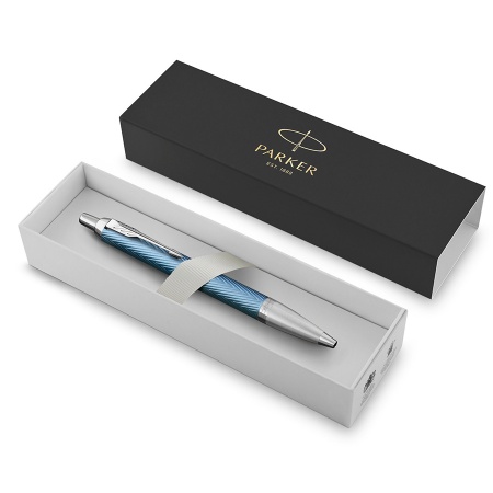Шариковая ручка Parker IM Premium - Blue Grey CT