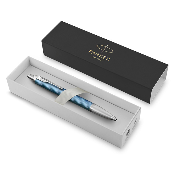 Шариковая ручка Parker IM Premium - Blue Grey CT