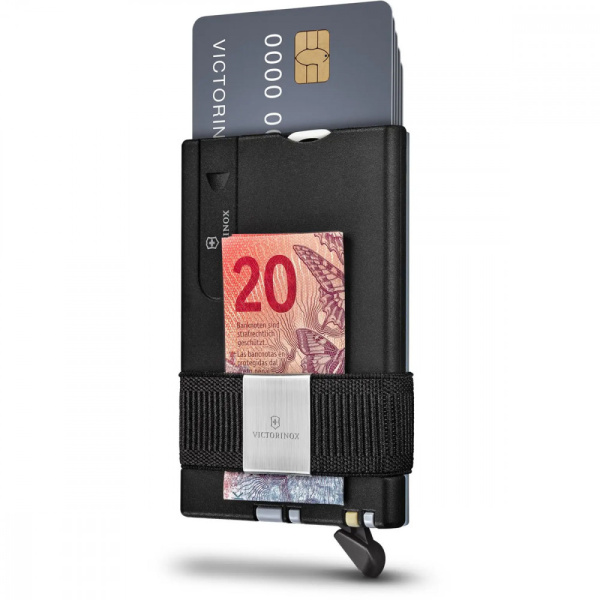 Карта-мультитул с картхолдером Victorinox SMARTCARD Wallet Sharp Gray