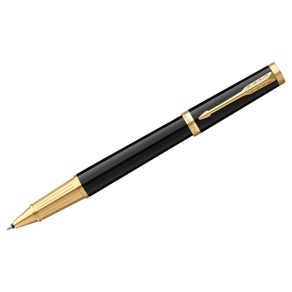 Ручка-роллер Parker "Ingenuity Black GT" черная, 0,5мм
