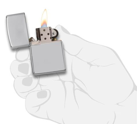Зажигалка ZIPPO Armor™ c покрытием High Polish Chrome 167