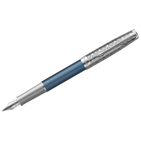 Ручка перьевая Parker "Sonnet Metal & Blue Lacquer CT"