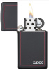 Зажигалка ZIPPO Slim® с покрытием Black Matte 1618ZB