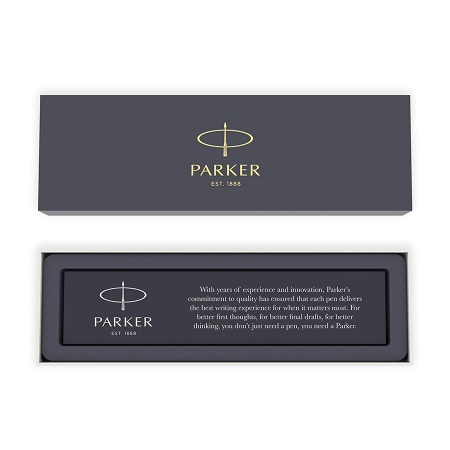 Подарочный набор Parker: Ручка перьевая + ручка шариковая Parker IM - Black CT