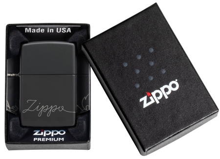 Зажигалка ZIPPO Classic с покрытием Black Matte 48979