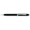 Ручка шариковая Cross TOWNSEND-BLACK LACQUER RHODIUM PLATED
