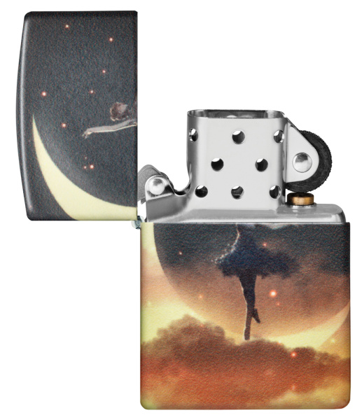 Зажигалка ZIPPO Mythological с покрытием Glow In The Dark Green 48781