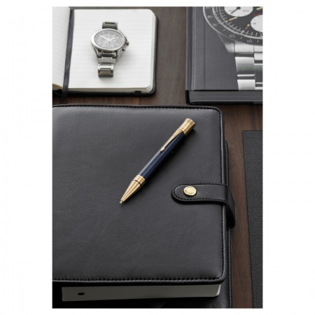 Ручка шариковая Parker "Duofold Prestige Blue Chevron GT"