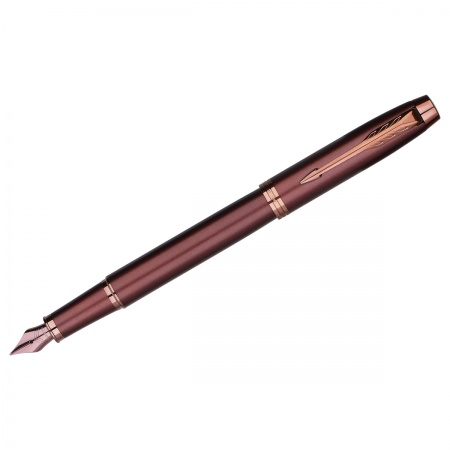 Ручка перьевая Parker "IM Professionals Monochrome Burgundy" коричневая, 0,8мм