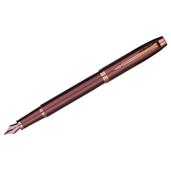 Ручка перьевая Parker "IM Professionals Monochrome Burgundy" коричневая, 0,8мм