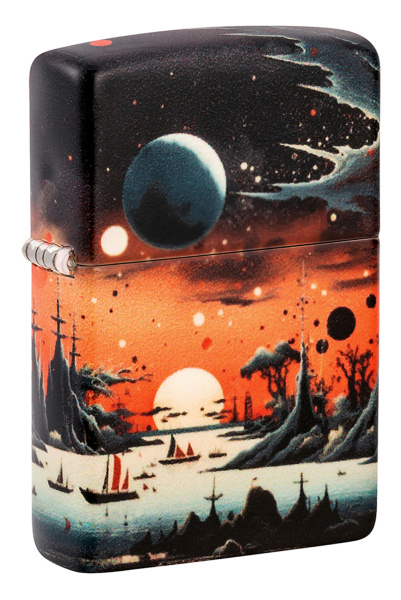Зажигалка ZIPPO Galactic Landscape Design с покрытием 540 Matte 46254
