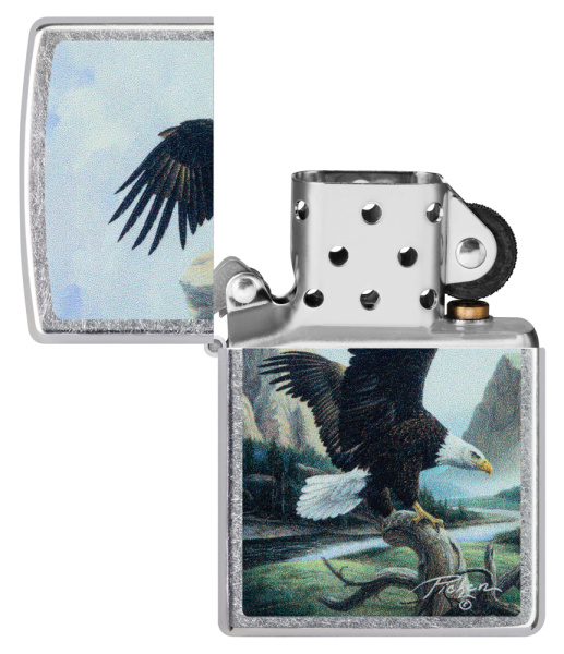 Зажигалка ZIPPO Linda Picken с покрытием Street Chrome 49822