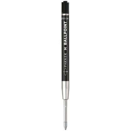 Стержень для шариковой ручки Parker QuinkFlow Basic Z09: M, черный, 2шт