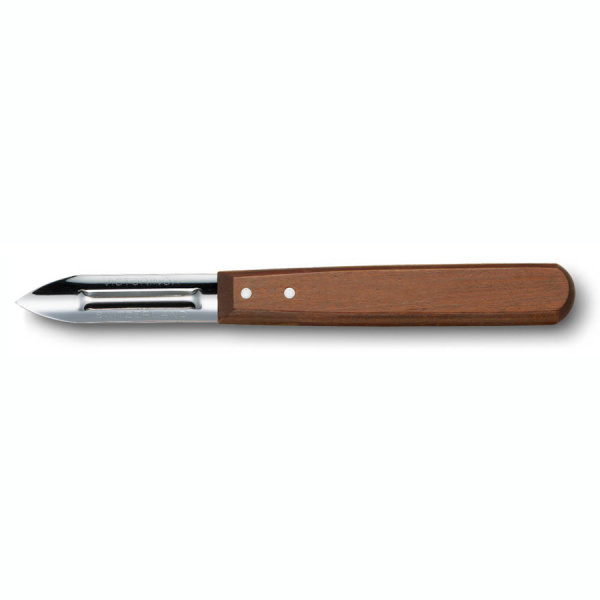 Нож для чистки картофеля Victorinox, 2 реж.стороны, деревянный
