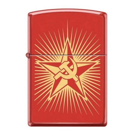 Зажигалка Zippo Серп и Молот на Звезде