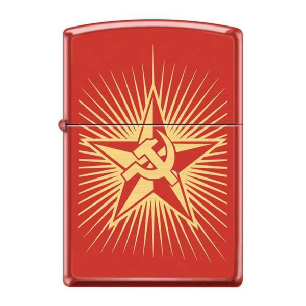 Зажигалка Zippo Серп и Молот на Звезде