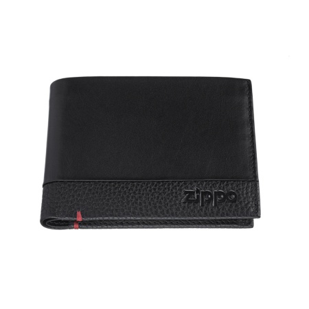 Портмоне Zippo с защитой от сканирования RFID, чёрное