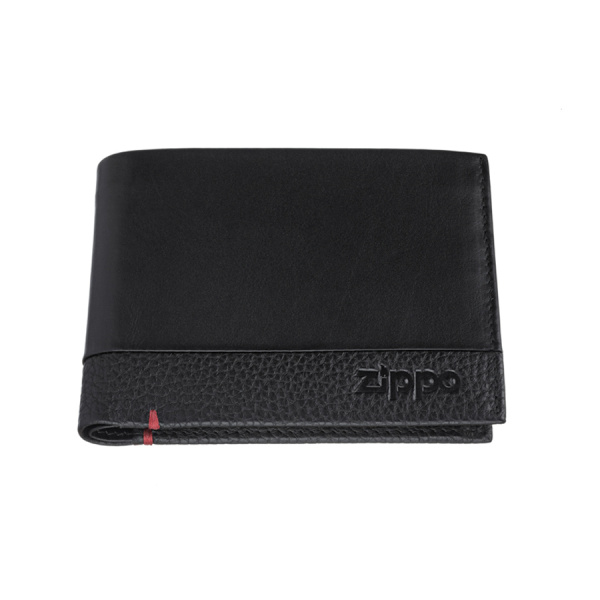 Портмоне Zippo с защитой от сканирования RFID, чёрное