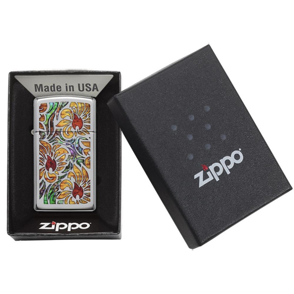 Зажигалка Zippo с покрытием High Polish Chrome