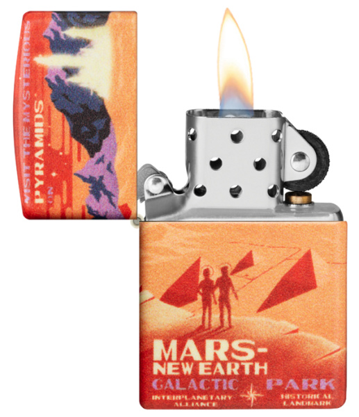 Зажигалка ZIPPO Mars Design с покрытием 540 Matte 49634