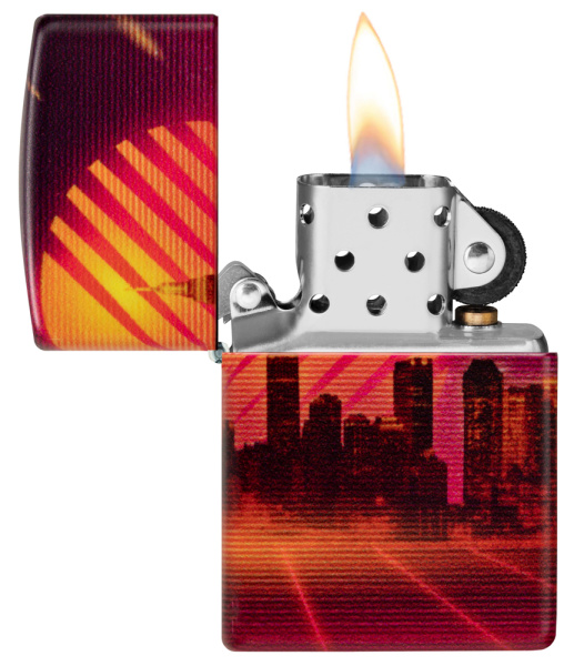 Зажигалка ZIPPO Cyber City с покрытием 540 Matte 48505