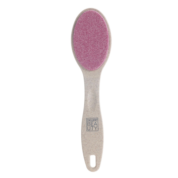 Терка Dewal Beauty педикюрная керамическая с ручкой из пшеничной соломы FCC-19WWS