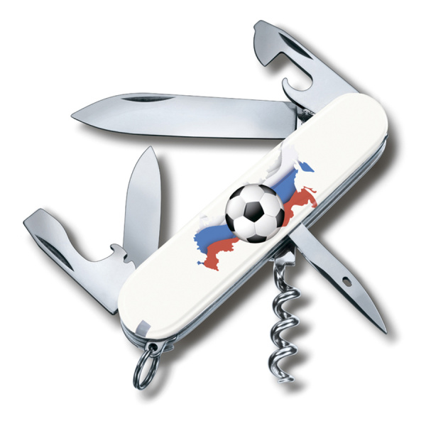 Нож Victorinox Spartan, 91 мм, 12 функций, Российский футбол