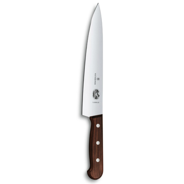 Нож Victorinox разделочный, лезвие 22 см, коричневый (подарочная упаковка)