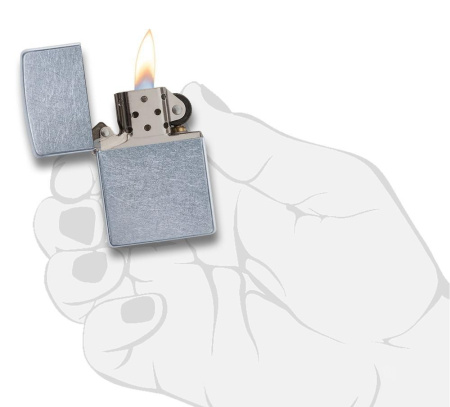 Зажигалка Zippo Street Chrome