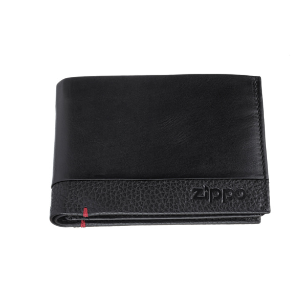 Портмоне Zippo с защитой от сканирования RFID, чёрное