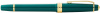 Ручка-роллер Cross Bailey Light Polished Green Resin and Gold Tone