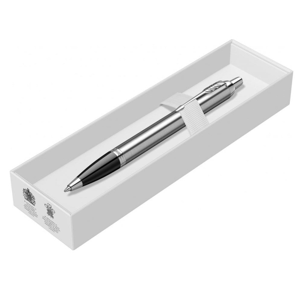Шариковая ручка Parker IM Essential K319 - Brushed Metal CT