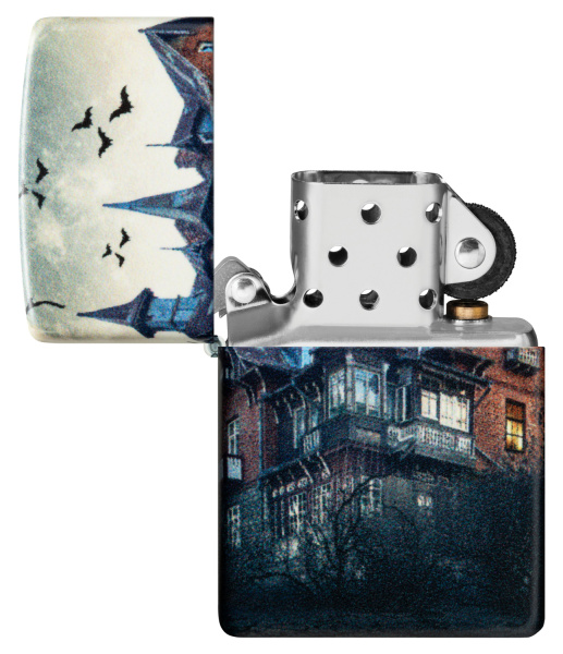 Зажигалка ZIPPO Horror House с покрытием 540 Matte 48922