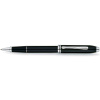 Ручка роллер Cross TOWNSEND-BLACK LACQUER RHODIUM PLATED