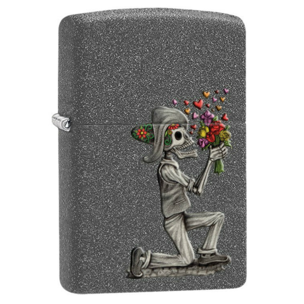 Набор из двух зажигалок Zippo Iron Stone™ Влюбленные зомби