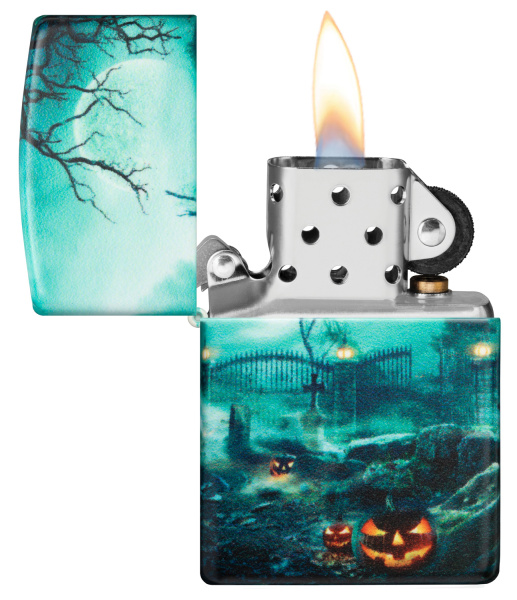 Зажигалка ZIPPO Graveyard с покрытием 540 Matte 48389