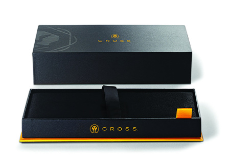 Шариковая ручка CROSS коллекция «АТХ | ATX». Цвет - матовый черный/серебро
