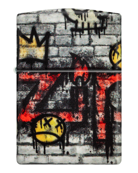 Зажигалка ZIPPO Graffiti King с покрытием 540 Matte 46282