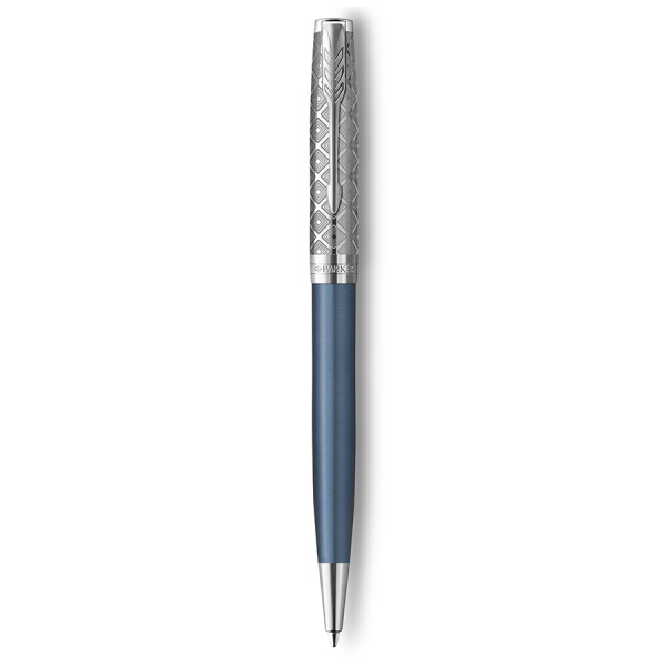 Шариковая ручка Parker Sonnet Premium K537 - Metal Blue CT