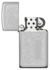 Зажигалка ZIPPO Slim® Venetian® с покрытием High Polish Chrome 1652