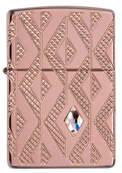Зажигалка ZIPPO Armor® Geometric с покрытием Rose Gold 49702