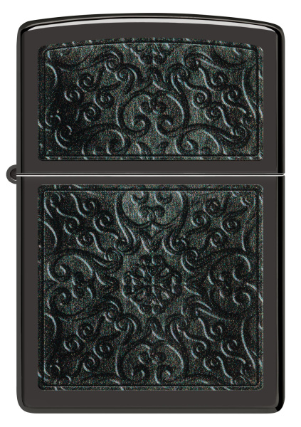 Зажигалка ZIPPO Pattern с покрытием High Polish Black 48961