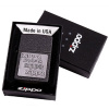 Зажигалка Zippo Pewter Emblem / Black Crackle
