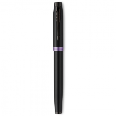 Ручка-роллер Parker IM Vibrant Rings T315 Amethyst Purple PVD, F