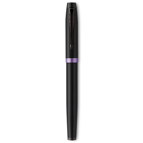 Ручка-роллер Parker IM Vibrant Rings T315 Amethyst Purple PVD, F