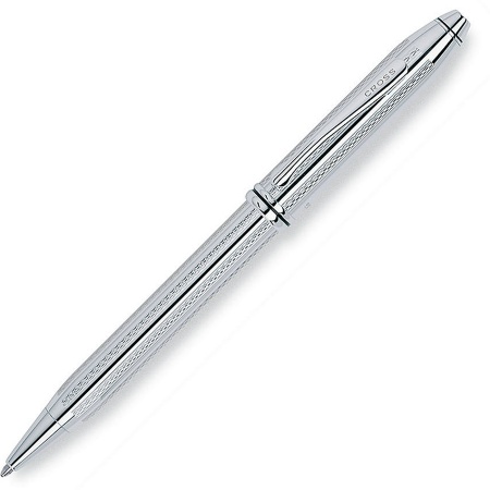 Ручка шариковая Cross TOWNSEND-PLATINUM PLATED