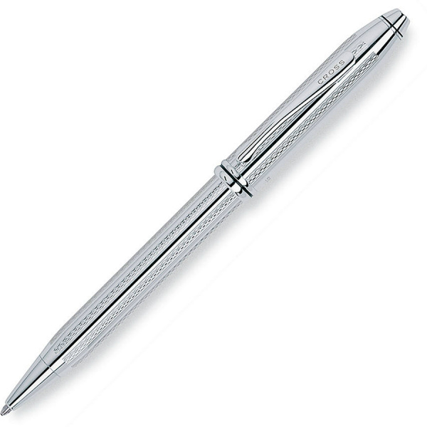 Ручка шариковая Cross TOWNSEND-PLATINUM PLATED