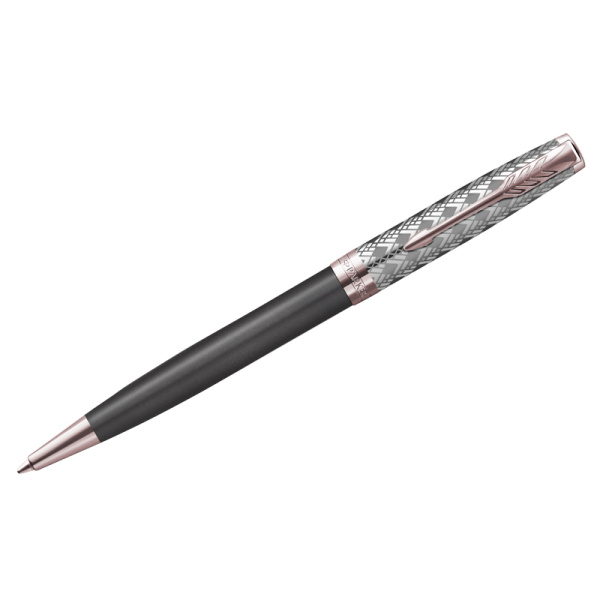 Ручка шариковая Parker "Sonnet Premium Metal&Grey PGT"