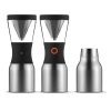 Кофеварка портативная Asobu Cold Brew (1 литр), серебристая